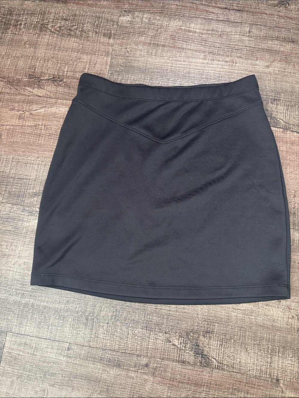 Women's Black Stretch Mini Skirt